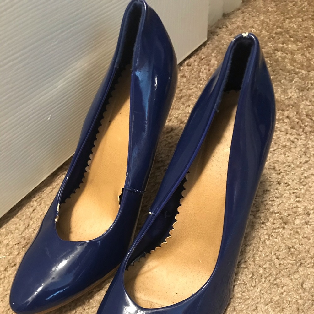 Forever 21 royal blue 2 inch heels